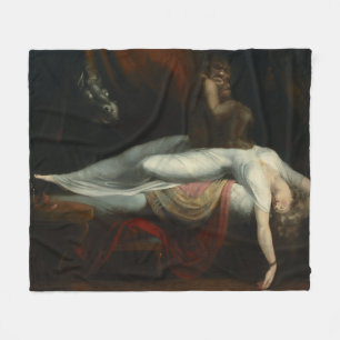 Der Albtraum Henry Fuseli Malerei Fleecedecke