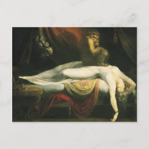 Der Albtraum, Henry Fuseli Postkarte