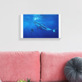 der Albtraum mit den 50ern Leinwanddruck (Insitu (Wohnzimmer))