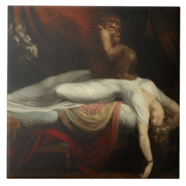 Der Albtraum (von Henry Fuseli) Fliese