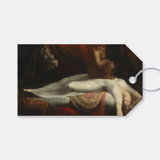 Der Albtraum (von Henry Fuseli) Geschenkanhänger (Vorderseite (Horizontal))