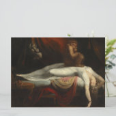 Der Albtraum (von Henry Fuseli) Karte (Stehend Vorderseite)
