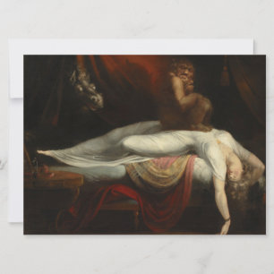Der Albtraum (von Henry Fuseli) Karte