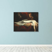 Der Albtraum (von Henry Fuseli) Leinwanddruck (Insitu (Holzboden))