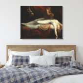 Der Albtraum (von Henry Fuseli) Leinwanddruck (Insitu (Schlafzimmer))
