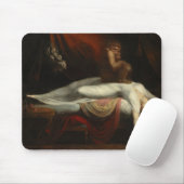 Der Albtraum (von Henry Fuseli) Mousepad (Mit Mouse)