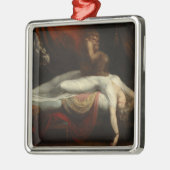 Der Albtraum (von Henry Fuseli) Ornament Aus Metall (Links)