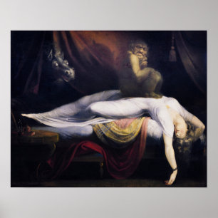 Der Albtraum von Henry Fuseli Poster