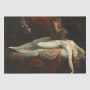 Der Albtraum (von Henry Fuseli) Seidenpapier