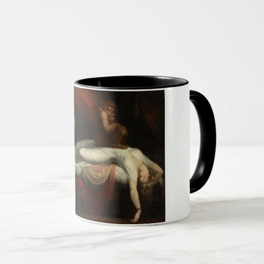 Der Albtraum (von Henry Fuseli) Tasse (VorderseiteRechts)