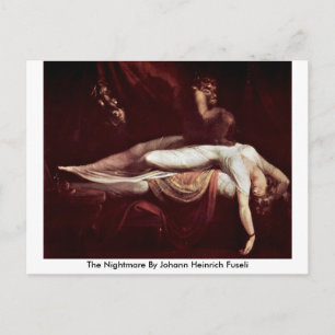 Der Albtraum von Johann Heinrich Fuseli Postkarte