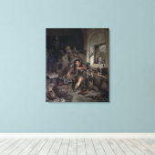 Der Alchemist, 1663 Leinwanddruck (Insitu (Holzboden))