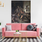 Der Alchemist, 1663 Leinwanddruck (Insitu (Wohnzimmer))