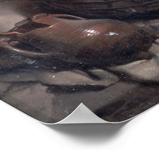 Der Alchemist, 1663 Poster (Ecke)