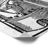 Der Alchemist am Arbeitsplatz Poster (Ecke)