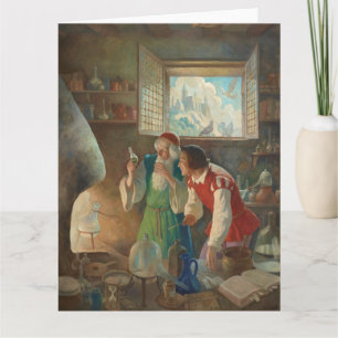 Der Alchemist, c. 1937 von N.C. Wyeth Karte