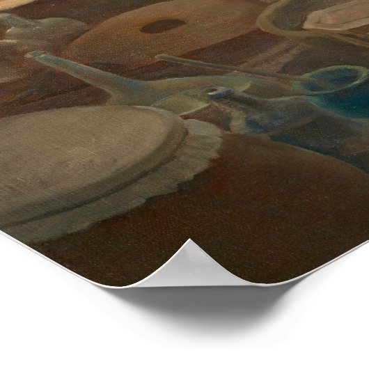 Der Alchemist, c. 1937 von N.C. Wyeth Poster (Ecke)