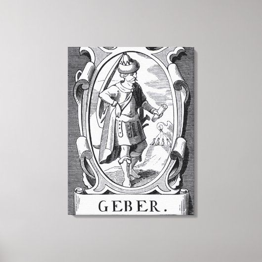Der Alchemist Geber Leinwanddruck (Vorderseite)