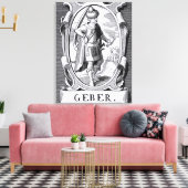 Der Alchemist Geber Leinwanddruck (Insitu (Wohnzimmer))