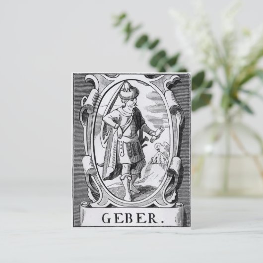 Der Alchemist Geber Postkarte (Stehend Vorderseite)