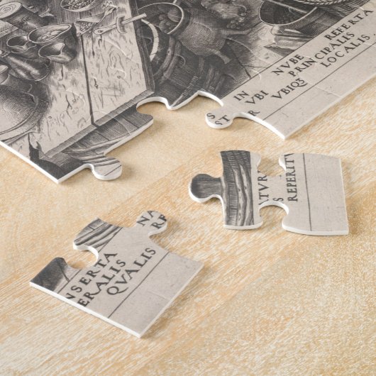 Der Alchemist nach 1558 Pieter Bruegel der Ältere Puzzle (Seite)