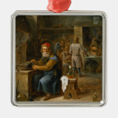 Der Alchemist Silbernes Ornament (Vorne)