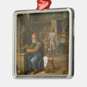 Der Alchemist Silbernes Ornament (Links)