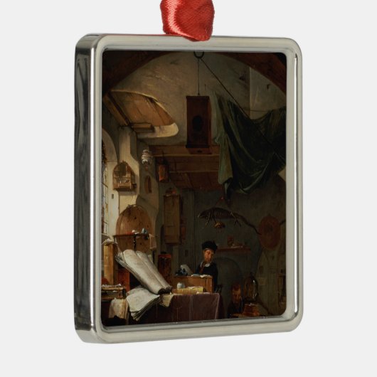 Der Alchemist Silbernes Ornament (Rechts)