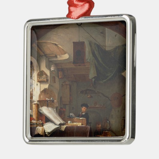 Der Alchemist Silbernes Ornament (Links)