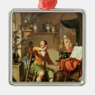 Der Alchemist Silbernes Ornament