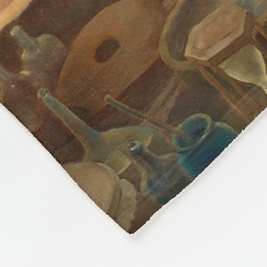 Der Alchemist von Newell Convers Wyeth Fleecedecke (Ecke)