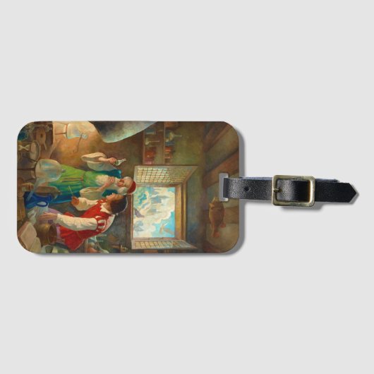 Der Alchemist von Newell Convers Wyeth Gepäckanhänger (Vorderseite (Horizontal))