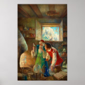 Der Alchemist von Newell Convers Wyeth Poster (Vorne)