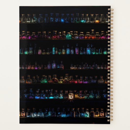 Der Alchemy Labrador - Tränenflaschen Planner Planer (Rückseite)