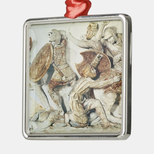 Der Alexander-Sarkophag Silbernes Ornament (Links)