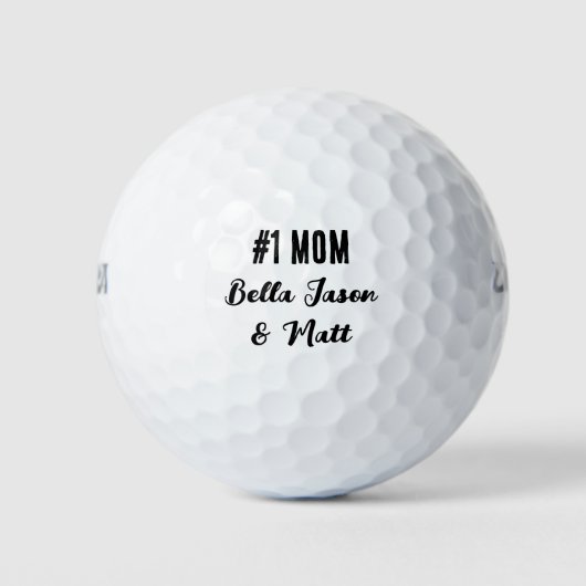 Der All-Star-Mama-Personalisierte-Team-Geist-Desig Golfball (Vorderseite)