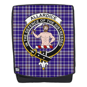Der Allardice-Clan-Wappen-Tartan-Karo Rucksack