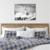 Der allererste Raketenstart am Cape Canaveral Leinwanddruck (Insitu (Schlafzimmer))