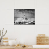 Der allererste Raketenstart am Cape Canaveral Poster (Küche)