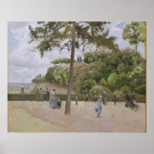 Der allgemeine Garten bei Pontoise 1874 Poster
