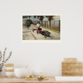 Der Alligator Express Cart Print Poster (Küche)
