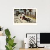 Der Alligator Express Cart Print Poster (Heimbüro)