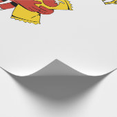 Der Alltag ist der Frittestag. Geschenkpapier (Ecke)