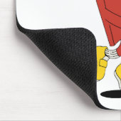 Der Alltag ist der Frittestag. Mousepad (Ecke)