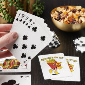Der Alltag ist der Frittestag. Spielkarten (In Situ)