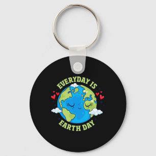 Der Alltag ist der Tag der Erde Celebrate Earth Da Schlüsselanhänger