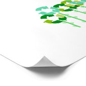 Der Alltag ist der Tag der Erde Poster (Ecke)