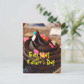 Der Alltag ist der Vatertag Postkarte (Stehend Vorderseite)
