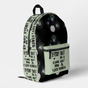 Der Alltag ist ein großartiger Tag, um Bowls zu sp Bedruckter Rucksack