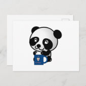 Der Alltag ist ein Kaffeetag Postkarte (Vorne/Hinten)